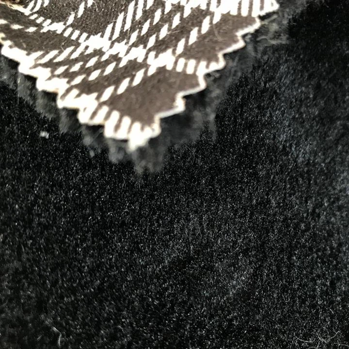 Grid Suede Bond With Faux Fur